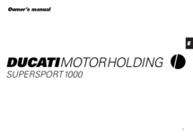 Ducati Supersport 2000 t/m 2003 werkplaats handboek en owners manual - cat 7