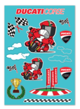 Ducati Cartoon sticker vel - 987694024