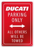 Ducati Parking wandbord - 987700618